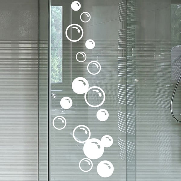 Kleebis duši ukse jaoks Seebimullid, 30 x 80 cm - Ambiance-image-2