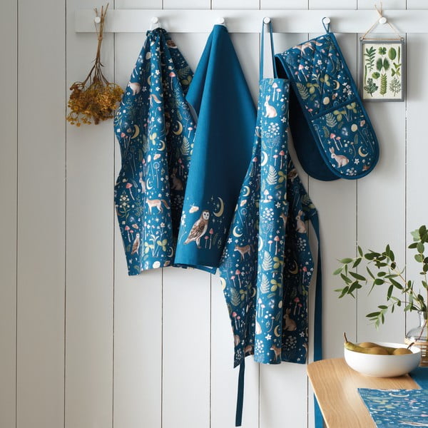 Puuvillased rätikud 4tk komplektis 50x70 cm Enchanted Twilight Animals - Catherine Lansfield-image-2