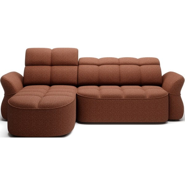 Pruun sametist lahtikäiv/sahtliga nurgadiivan (vasak nurk/lamamisosaga) Beneth – ELTAP