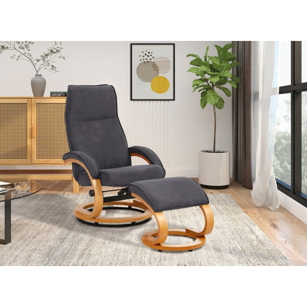 Kangakattega halli tooli ja jalatoe komplekt Rika Paprika - Støraa-image-1