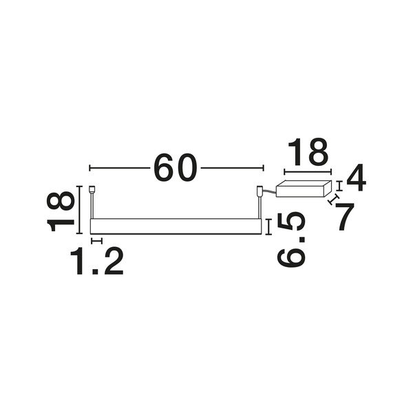 Matt must alumiiniumist LED-laevalgusti, hämardatav Motif - Nova Luce-image-4
