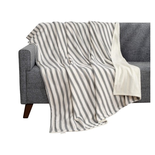 Valge/antratsiitne tekk 150x190 cm Soren Wellsoft - Mijolnir