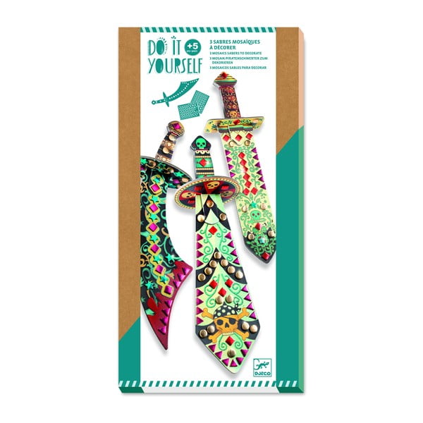 Komplekt 3 rüütli mõõga valmistamiseks - Djeco-image-3