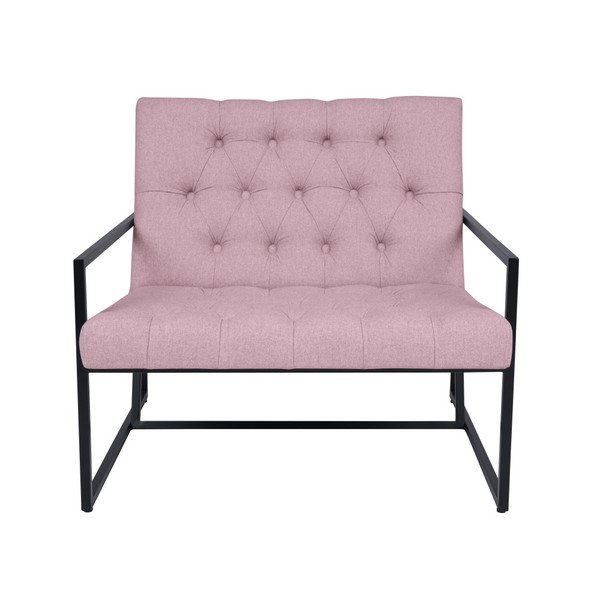 Světle růžové křeslo Mazzini Sofas Aster-image-4