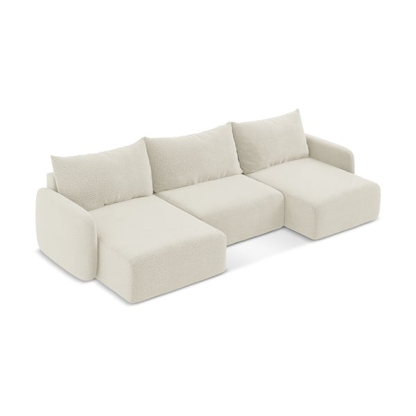 Kreemne diivanvoodi koos hoiunurgaga diivan Kalena - Makamii-image-2