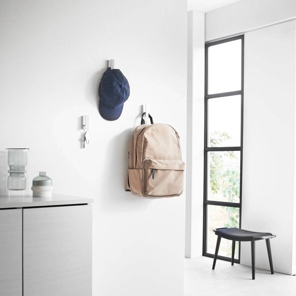 Valged metallkonksud seinale, 3 tk komplektis Tower - YAMAZAKI-image-2