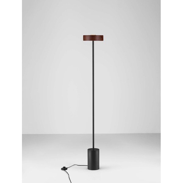Must/tume naturaalsest metallist LED-põrandalamp (kõrgus 135 cm) Thea - Nova Luce-image-3