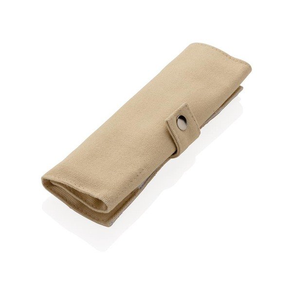 Bambusest söögiriistade reisikomplekt koos kõrrega, puhastamise harja ja pakendiga - XD Collection-image-3