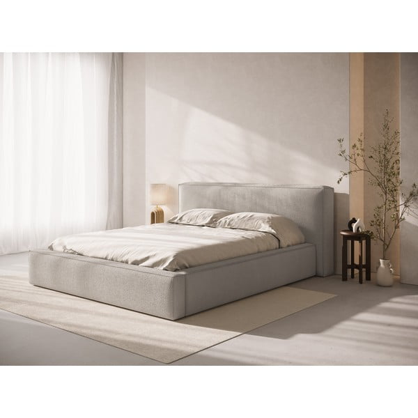 Helehall polsterdatud voodi peats 189x100 cm Olivia – Micadoni-image-1