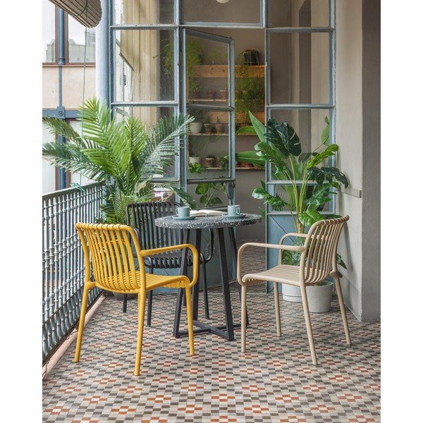 Sinepikollane aiatool Isabellini - Kave Home-image-1