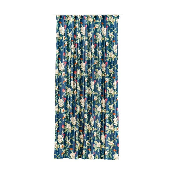 Roheline-sinine sametine kardin 140x260 cm Kerida - Mendola Fabrics