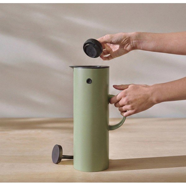 Roheline plasttermoskann 1 l EM77 - Stelton-image-1