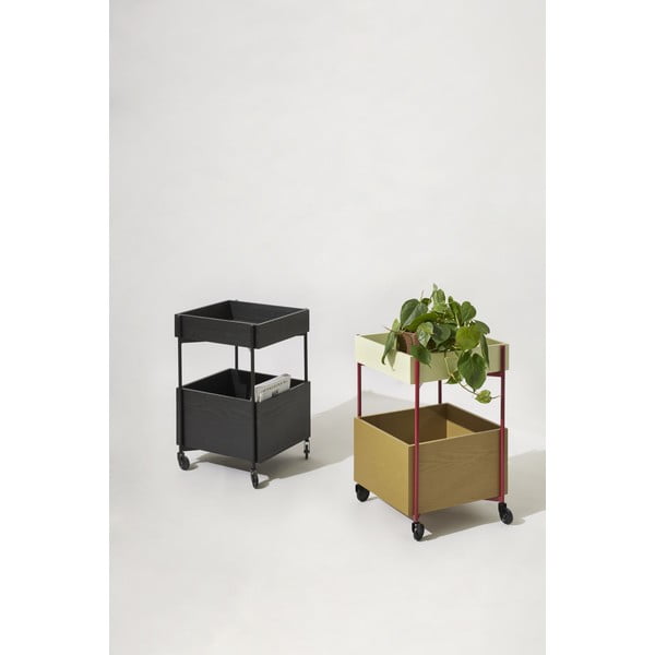 Tuhkpuust käru ratastel 42x37 cm Fresh - Hübsch-image-4