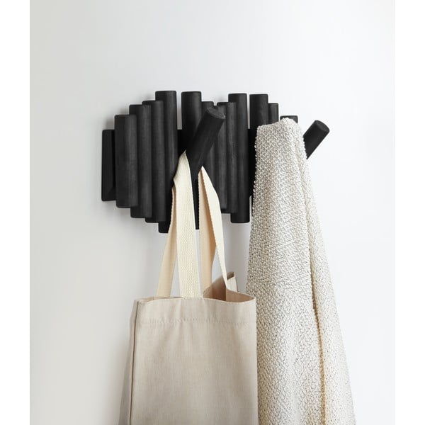 Must seinakinnitus, mis on valmistatud männipuidust Picket - Umbra-image-1