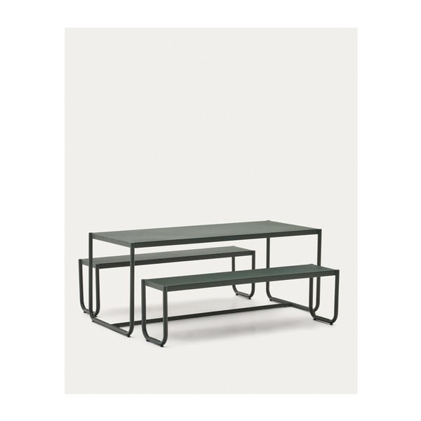 Tumeroheline metallist aia söögimööbli komplekt 4-le Sotil - Kave Home-image-4