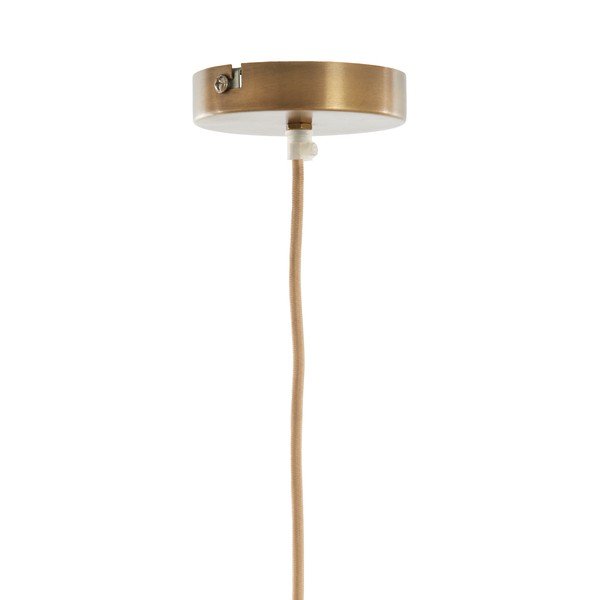 Kreemikas ripplamp kangast varjuga Fyano - Light & Living-image-3