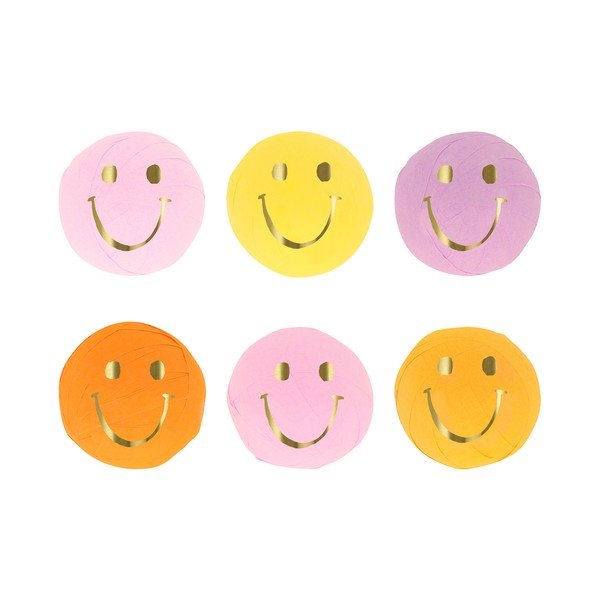 Peotarvikud 6tk komplektis Happy Face Icons Surprise Balls - Meri Meri-image-2
