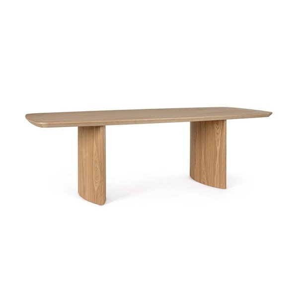 Söögilaud tammepuust dekooriga 100x240 cm Odelia - Bizzotto