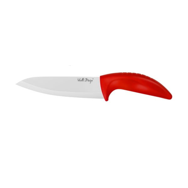 Keramický nůž Chef, 15 cm, červený