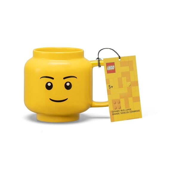 Kollane keraamiline beebimokk 530 ml Head - LEGO®-image-3