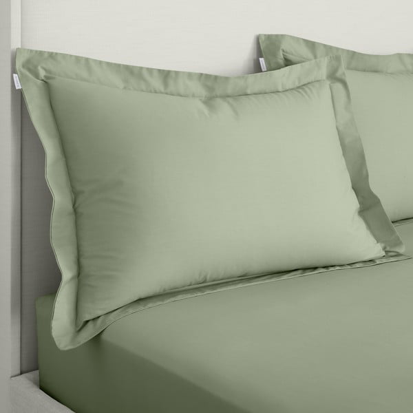 Perkal-puuvillased padjapüürid 2tk komplektis 50x75 cm Cotton Percale - Bianca-image-2