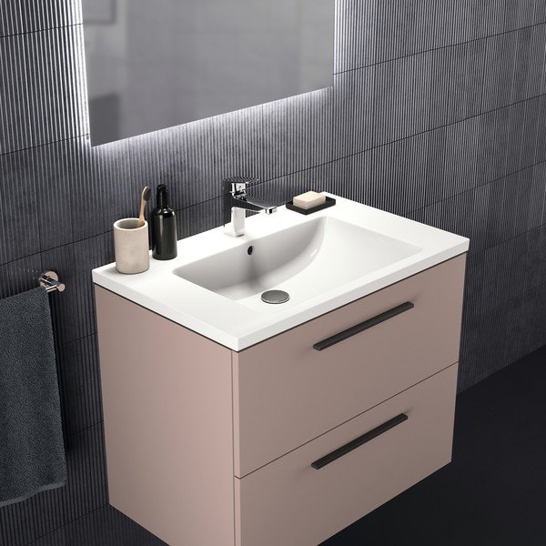 Hall-beež rippuv valamukapp 80x63 cm i.Life B - Ideal Standard-image-1