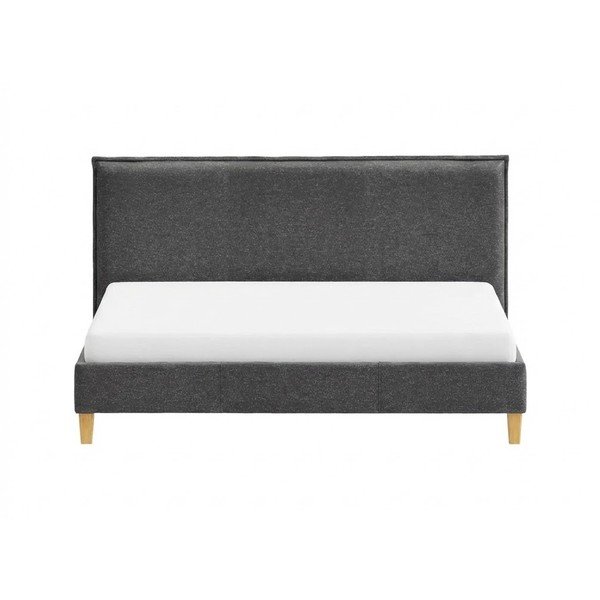 Tumehall polsterdatud kaheinimesevoodi koos voodipõhjaga 160x200 cm Tina - Ropez-image-2