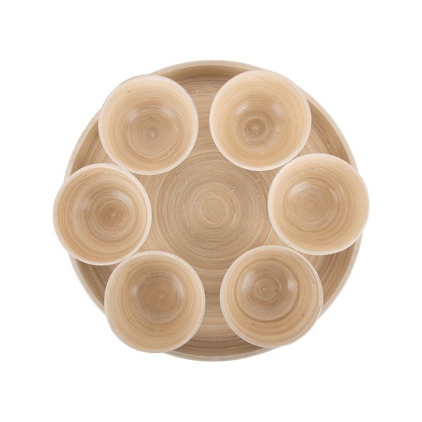 Bambusest serveerimiskomplekt ø 32 cm Puro - PT LIVING-image-2