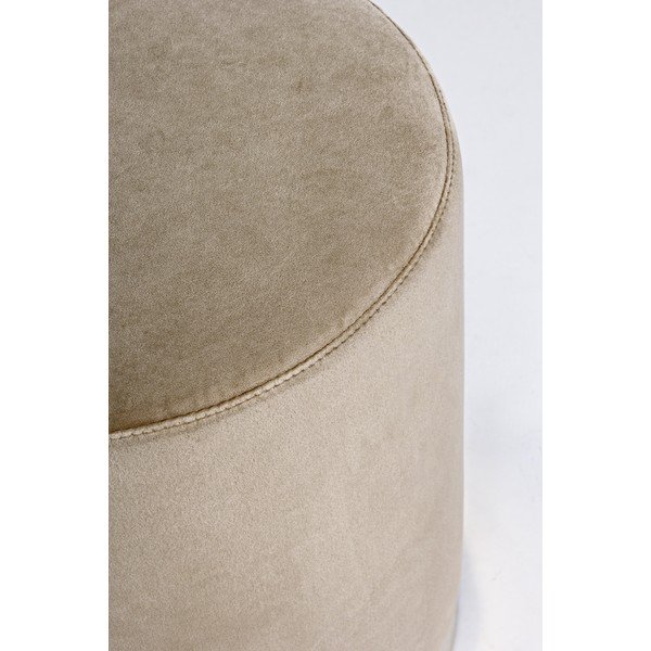 Taupe sametine taburet Lucilla – Yes Everyday-image-1