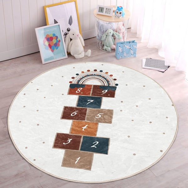 Kreem laste vaip ø 80 cm Comfort - Mila Home-image-3