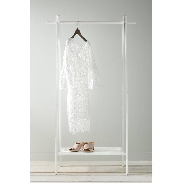 Valgest tammest riidepuuriiul 91x159x43 cm - Ellos Home-image-1