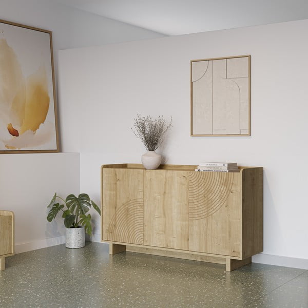 Tammespoonist kummut 140x80x40 cm Daira - Marckeric-image-2