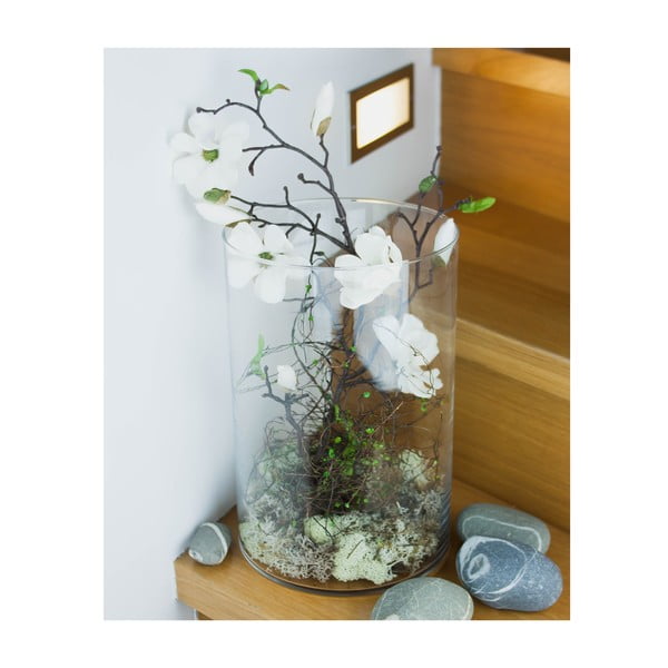 Květinová dekorace od Aranžérie, bílá magnólie ve váze-image-2