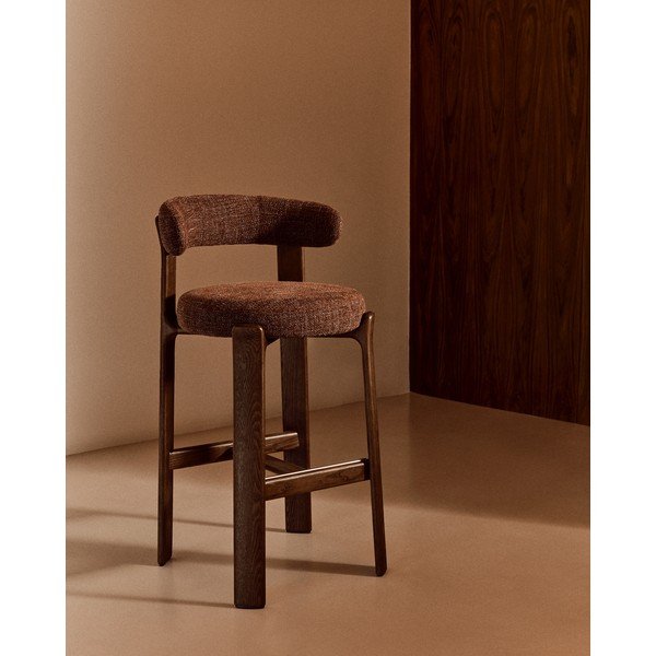 Pruun saarepuidust baaritool (istme kõrgus 75 cm) Granite - Kave Home-image-1