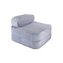 Sinine velvetist laste tugitool Flip - Wigiwama