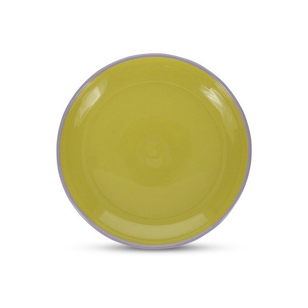 Roheline/lilla keraamiline magustoidutaldrik ø 18 cm Duo - ONA