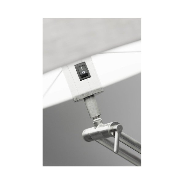 Šedá volně stojící lampa s oranžovým stínidlem Citylights Dublin-image-2
