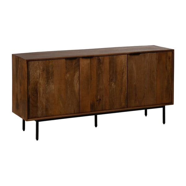 Pruun mangopuidust kummut 160x78x40 cm Sagara - Ixia