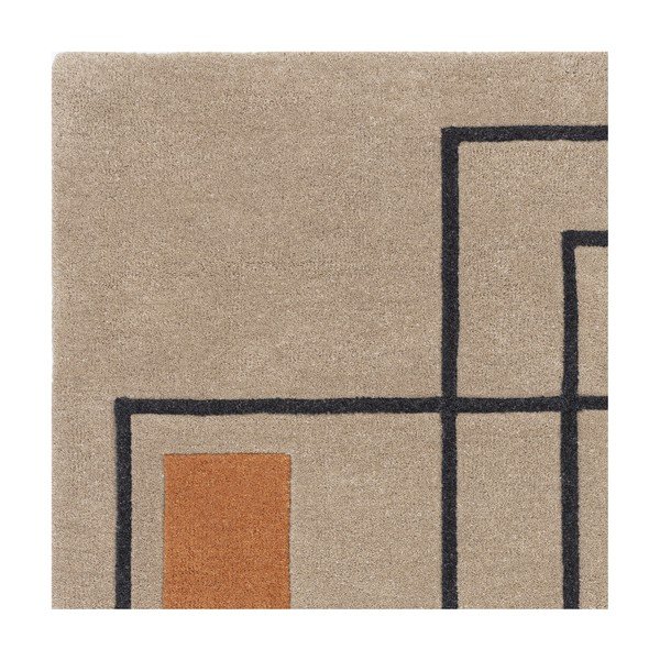 Beež-tellisevärvi villane vaip 120x170 cm Reef - Asiatic Carpets-image-2