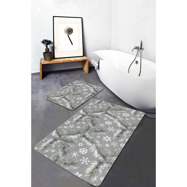 Hallid vannitoamatid 2 tk 60x100 cm komplektis - Mila Home-image-1