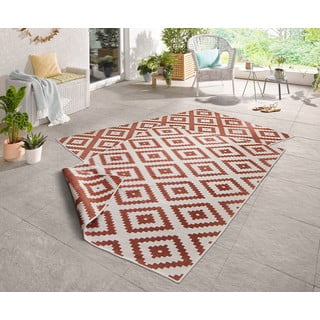 Pruun ja kreemikas õuevaip , 120 x 170 cm Malta - NORTHRUGS