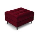 Punane sametist jalatool Santo - Milo Casa