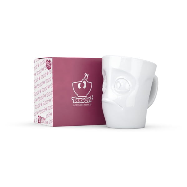 Valge käepidemega portselanist kruus koos käepidemega - 58products-image-4