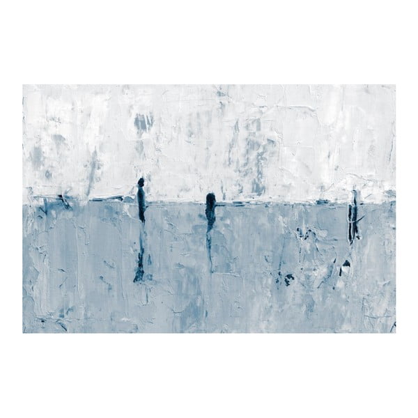 Obraz na plátně Marmont Hill Blue Impre, 61 x 41 cm