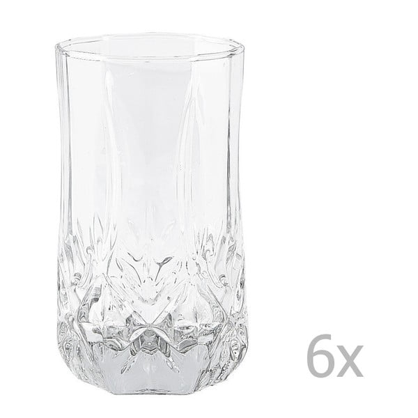 Sada 6 sklenic KJ Collection Glass, 240 ml
