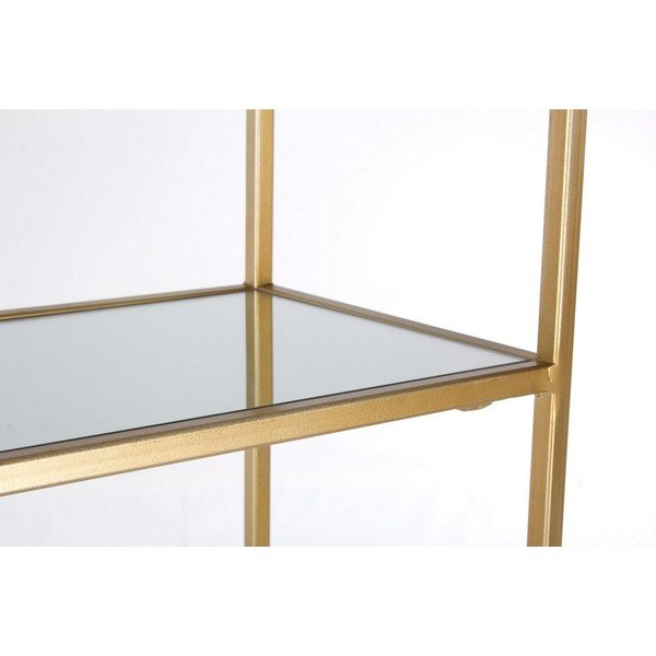 Kuldse värvi terasest raamaturiiul 66x176x25,5 cm Elenor - Bizzotto-image-2