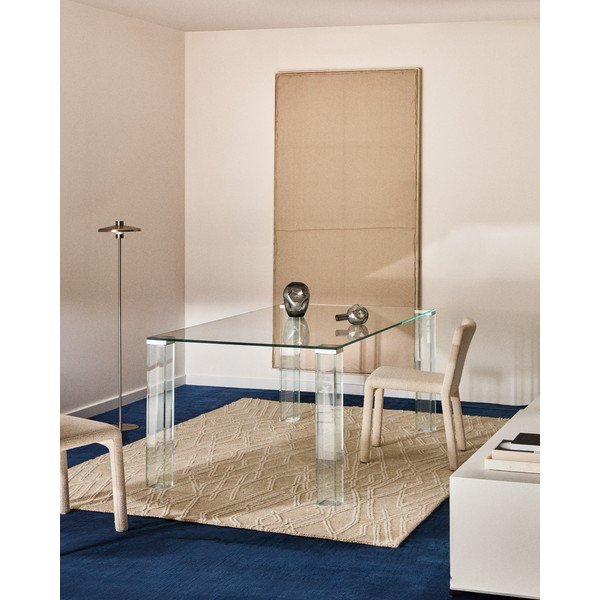 Klaasist söögilaud 90x160 cm Adularia - Kave Home-image-1