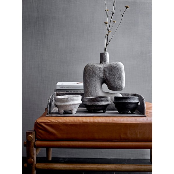 Hall dekoratiivne paber vaas , kõrgus 36 cm Banael - Bloomingville-image-1