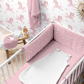 Musliinist laste kummiga voodilina 70x140 cm - Bébé Douceur