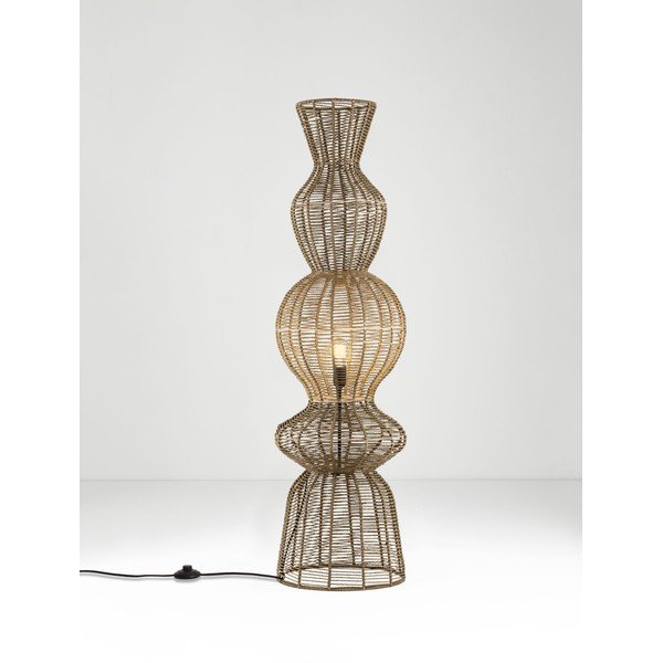 Naturaalses värvitoonis köiest põrandalamp (kõrgus 136 cm) Breena - Nova Luce-image-4